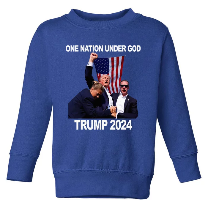 Trump Mugshot Vote For The Felon Trump 2024 Trump Convicted Toddler Sweatshirt