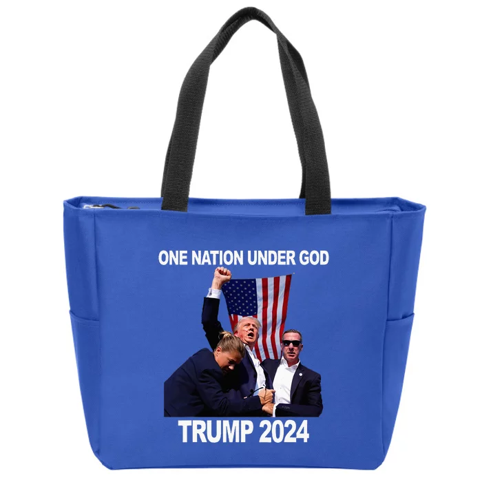 Trump Mugshot Vote For The Felon Trump 2024 Trump Convicted Zip Tote Bag