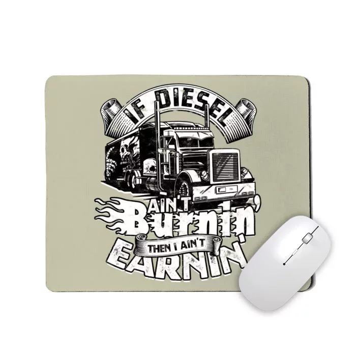 Trucker Men Women Big Rig Trucking Truckin Road Mousepad