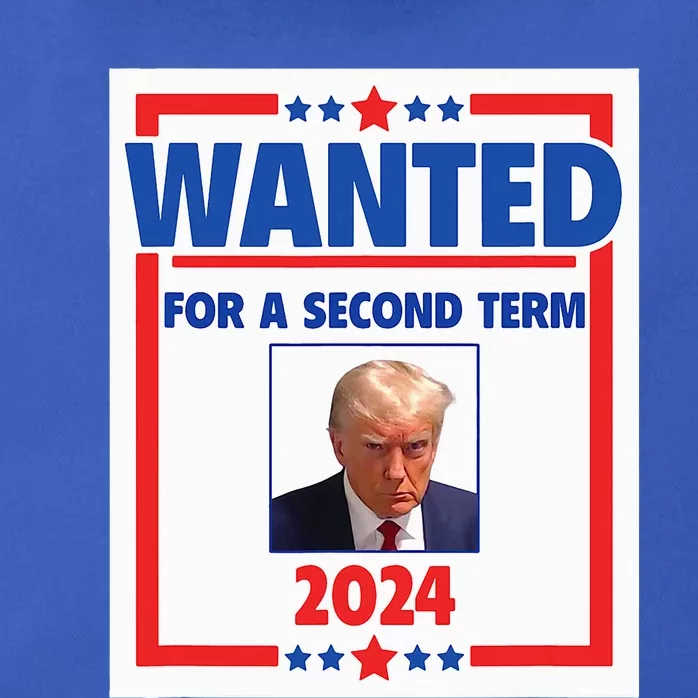 Trumps Mugshot Wanted For A Second Term 2024 President Zip Tote Bag