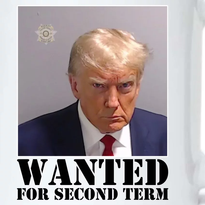 Trump Mugshot Wanted For Second Term Black Color Changing Mug