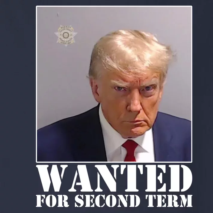 Trump Mugshot Wanted For Second Term Toddler Long Sleeve Shirt