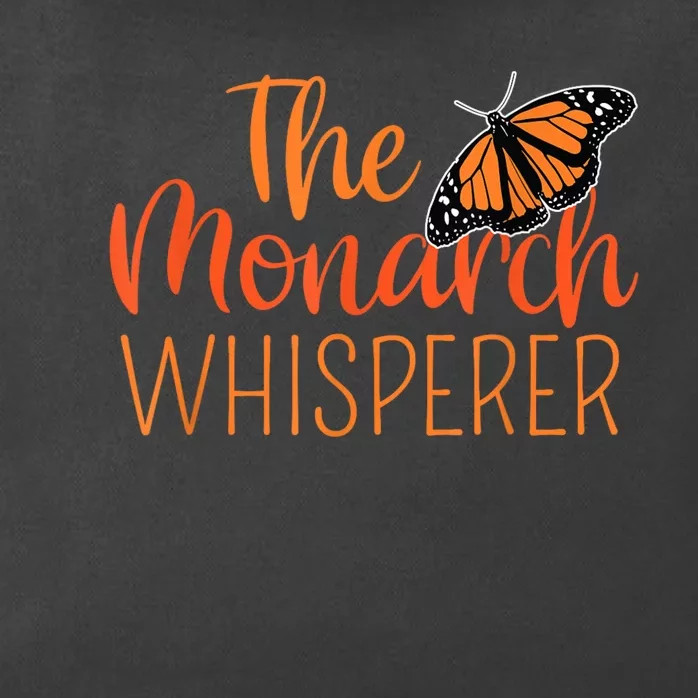 The Monarch Whisperer Cute Entomology Butterfly Zip Tote Bag