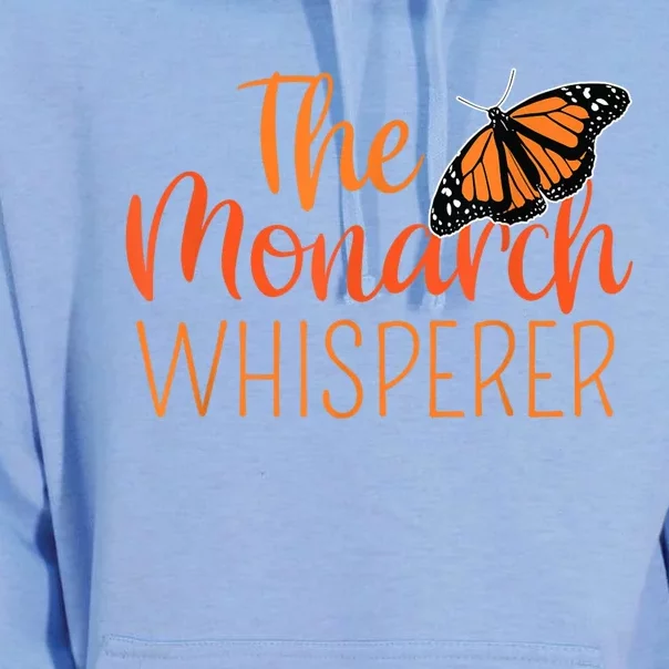 The Monarch Whisperer Cute Entomology Butterfly Unisex Surf Hoodie