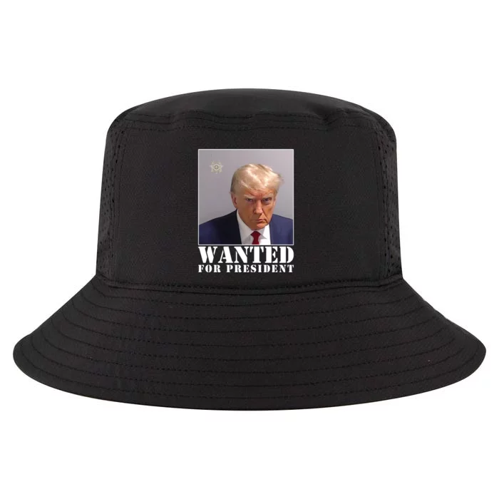 Trump Mugshot Wanted For President Cool Comfort Performance Bucket Hat