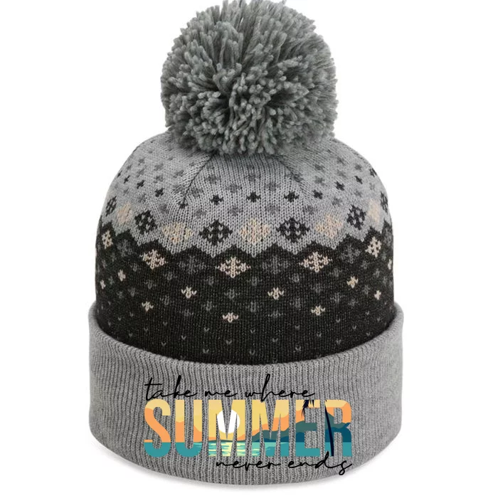 Take Me Where Summer Never Ends The Baniff Cuffed Pom Beanie