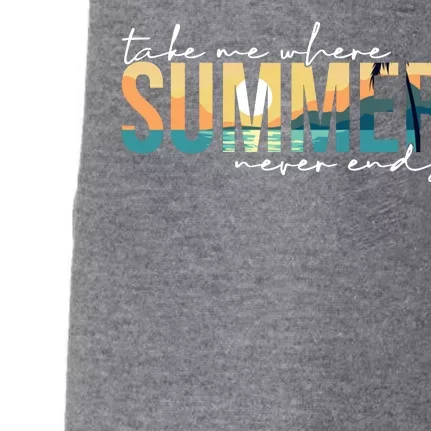 Take Me Where Summer Never Ends Doggie 3-End Fleece Hoodie