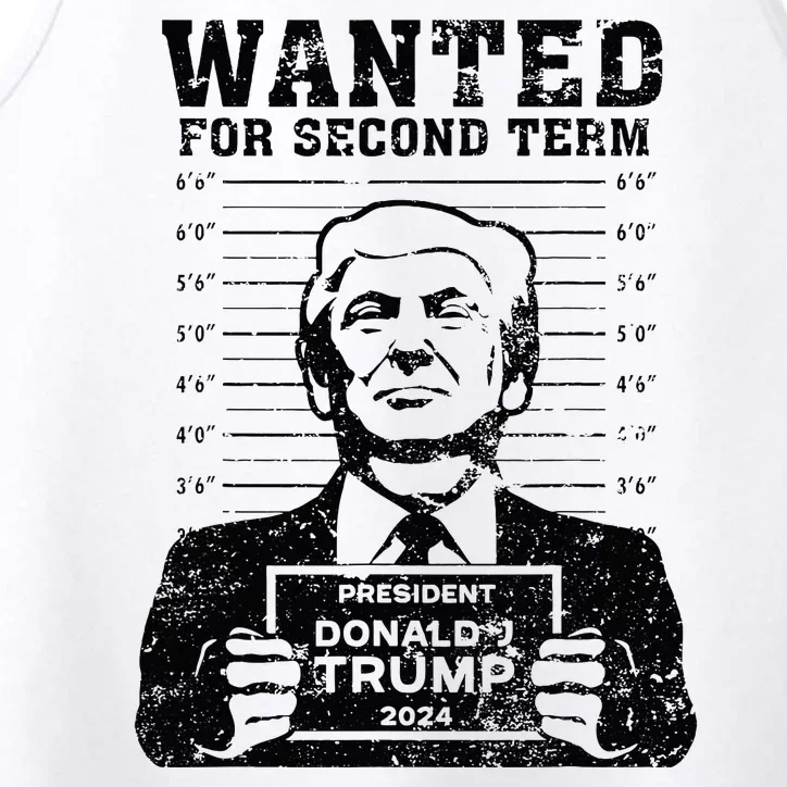 Trump Mugshot Wanted For Second Term 2024 Performance Tank