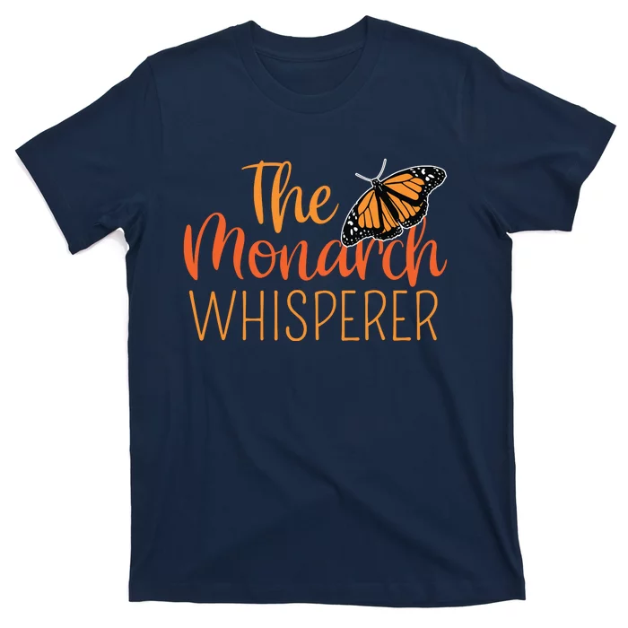 The Monarch Whisperer Cute Entomology Butterfly T-Shirt