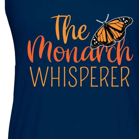 The Monarch Whisperer Cute Entomology Butterfly Ladies Essential Flowy Tank