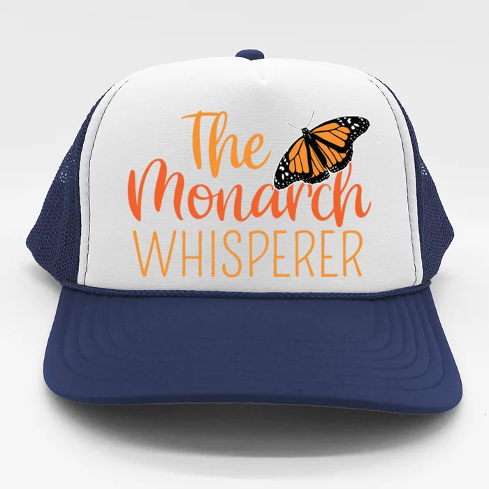 The Monarch Whisperer Cute Entomology Butterfly Trucker Hat