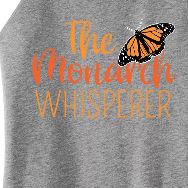 The Monarch Whisperer Cute Entomology Butterfly Women’s Perfect Tri Rocker Tank