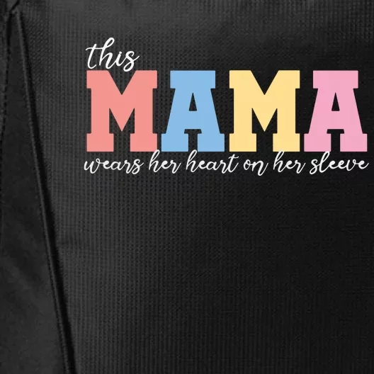 This Mama Wears Her Heart On Her City Backpack