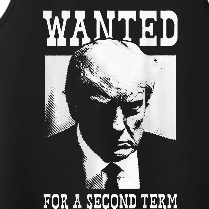 Trump Mugshot Wanted For Second Term 2024 Performance Tank