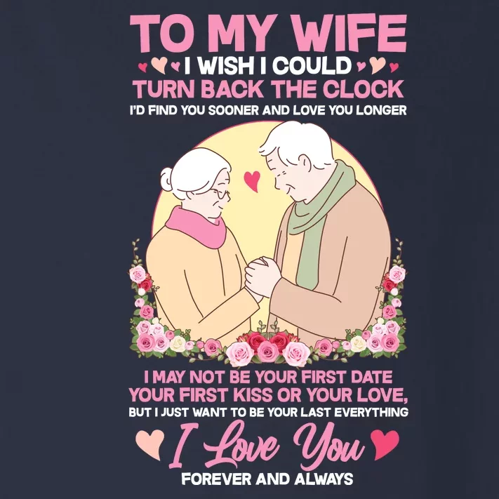 To My Wife I Wish I Could Turn Back The Clock Toddler Long Sleeve Shirt