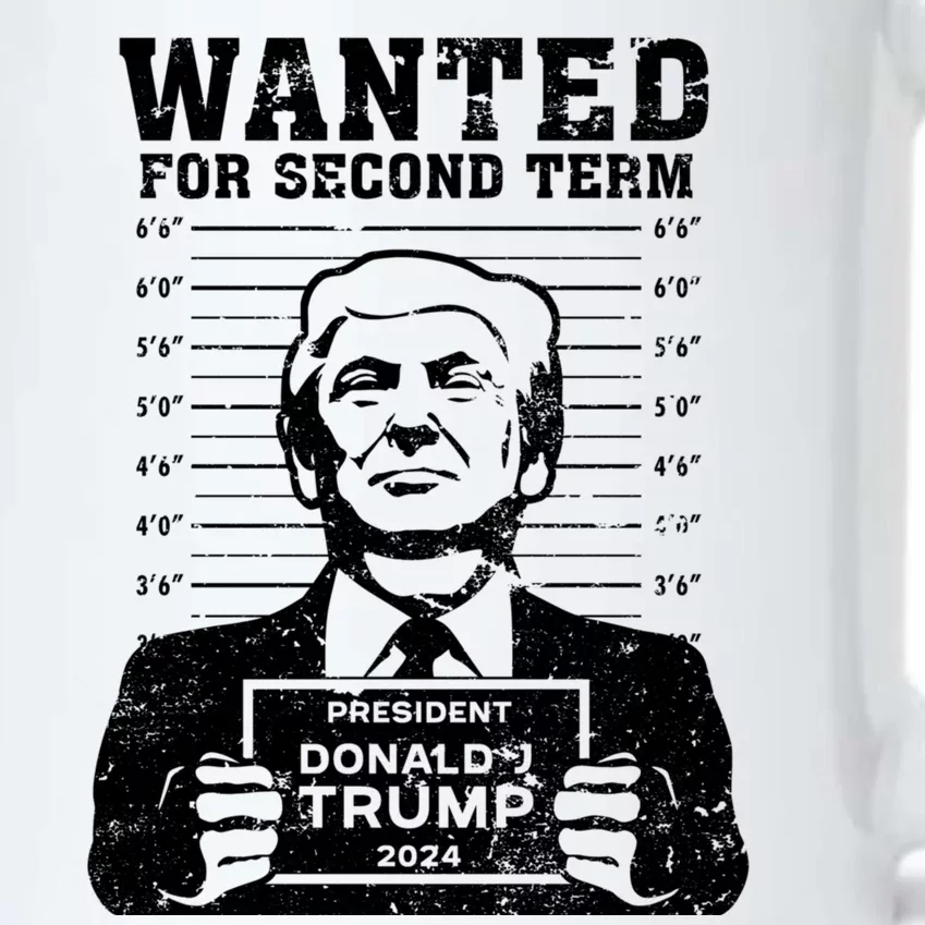 Trump Mugshot Wanted For Second Term 2024 Black Color Changing Mug