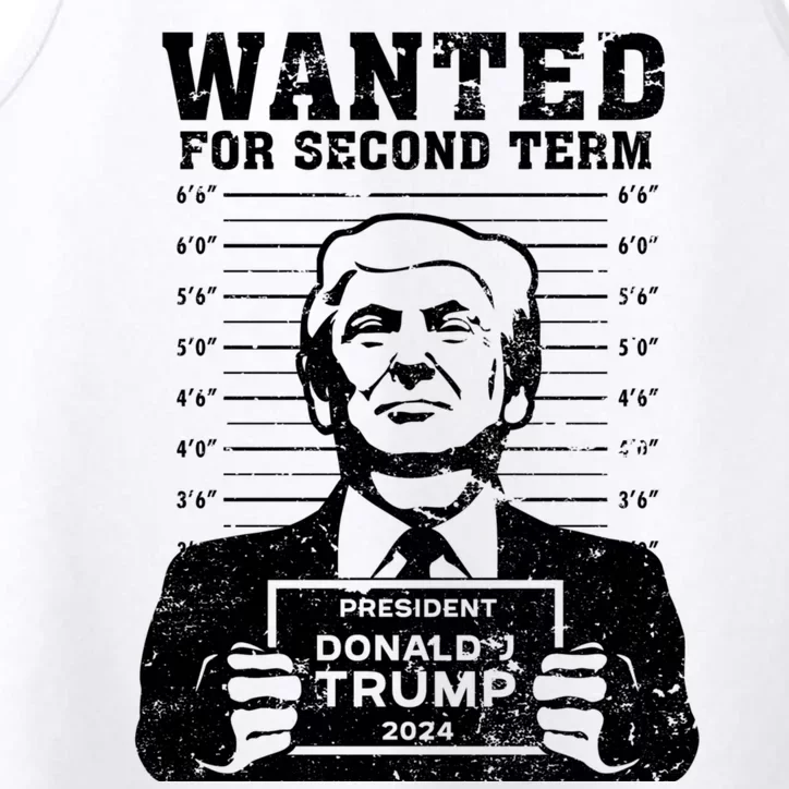 Trump Mugshot Wanted For Second Term 2024 Performance Tank