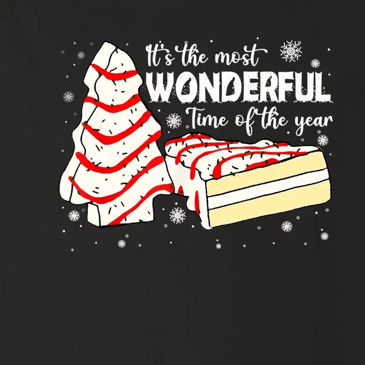 The Most Wonderful Christmas Snack Cake Time Of The Year TShirt Toddler Long Sleeve Shirt