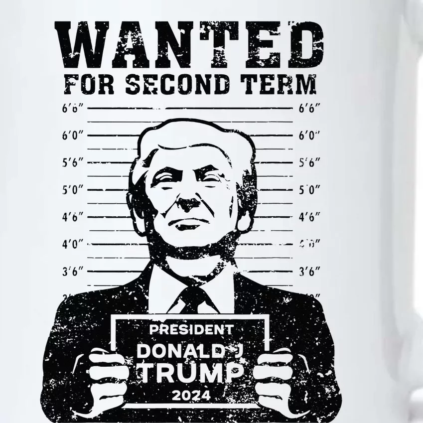 Trump Mugshot Wanted For Second Term 2024 . Black Color Changing Mug