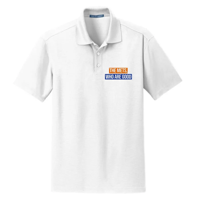 The Mets Who Are Good Dry Zone Grid Performance Polo