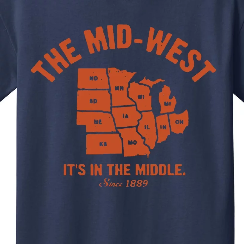 The Mid West It's In The Middle Kids T-Shirt