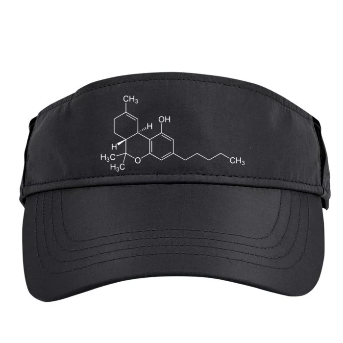 Thc Molecule Weed 420 Adult Drive Performance Visor