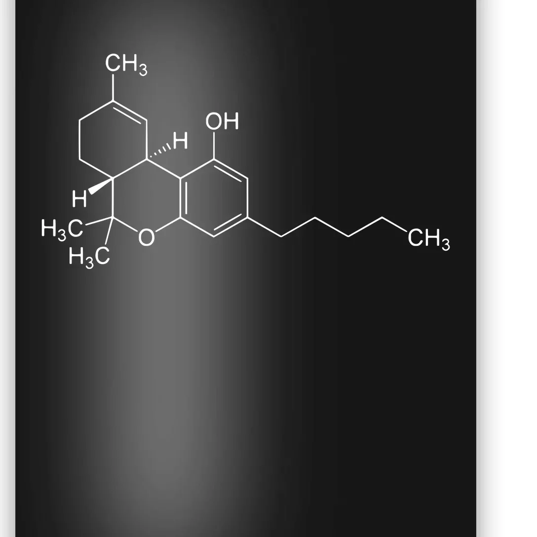 Thc Molecule Weed 420 Poster