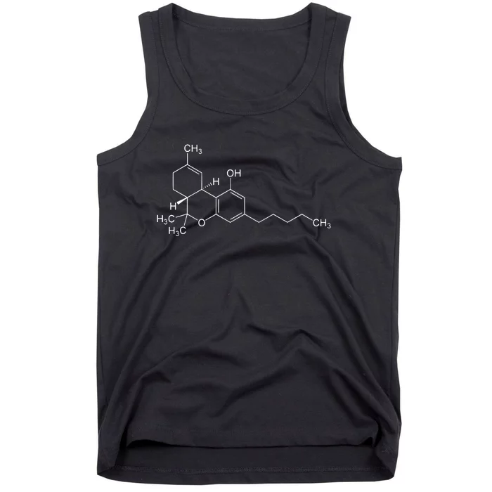 Thc Molecule Weed 420 Tank Top