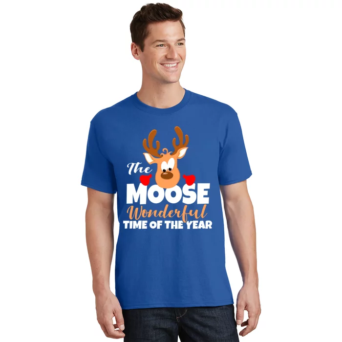 The Moose Wonderful Time Of The Year Funny Christmas Gift T-Shirt