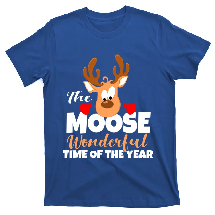 The Moose Wonderful Time Of The Year Funny Christmas Gift T-Shirt