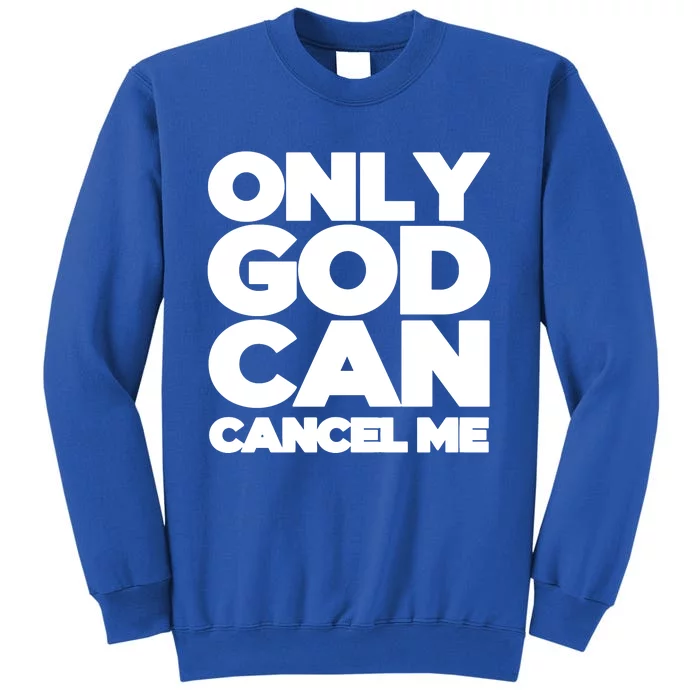 Tana Mongeau Wearing Only God Can Cancel Me Sweatshirt