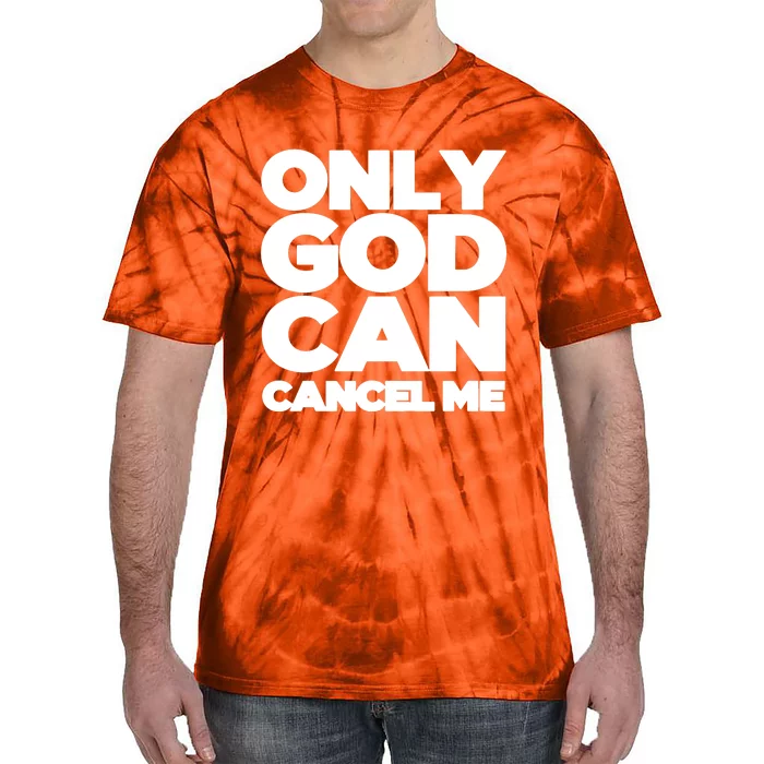 Tana Mongeau Wearing Only God Can Cancel Me Tie-Dye T-Shirt