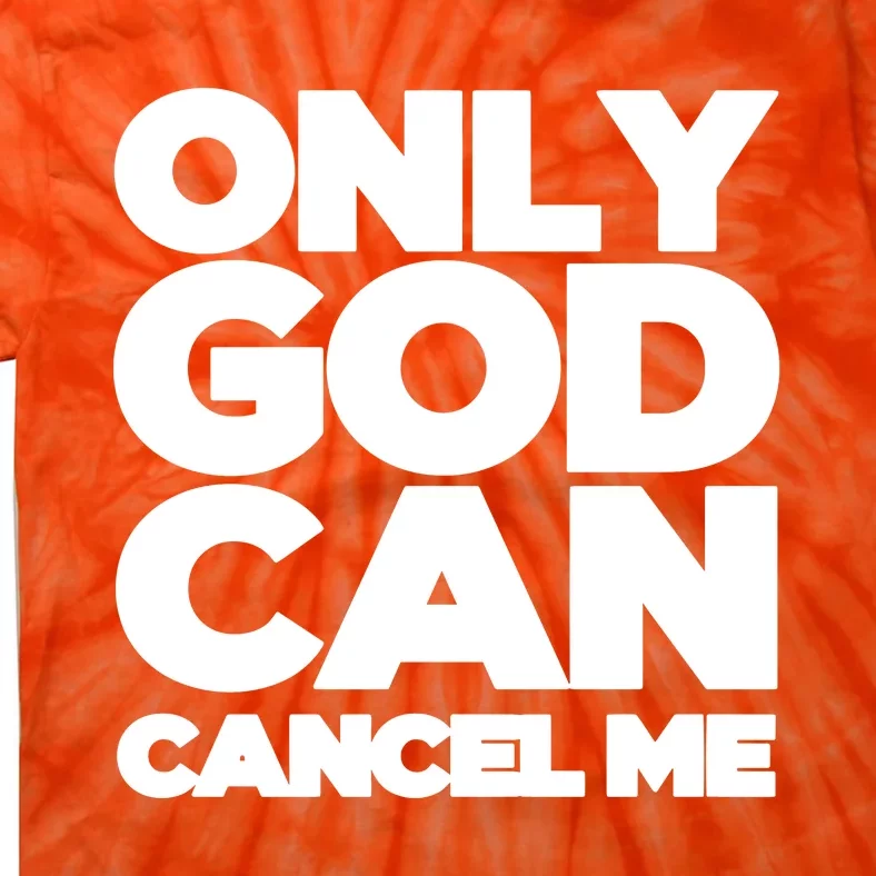 Tana Mongeau Wearing Only God Can Cancel Me Tie-Dye T-Shirt