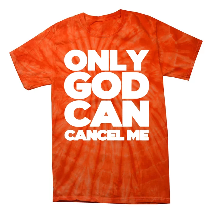 Tana Mongeau Wearing Only God Can Cancel Me Tie-Dye T-Shirt