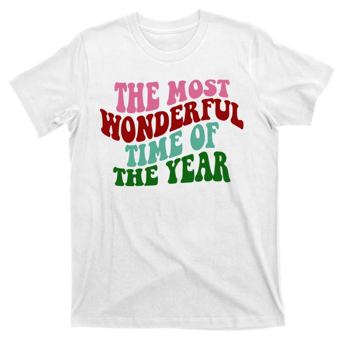 The Most Wonderful Time Of The Year Holiday Groovy T-Shirt