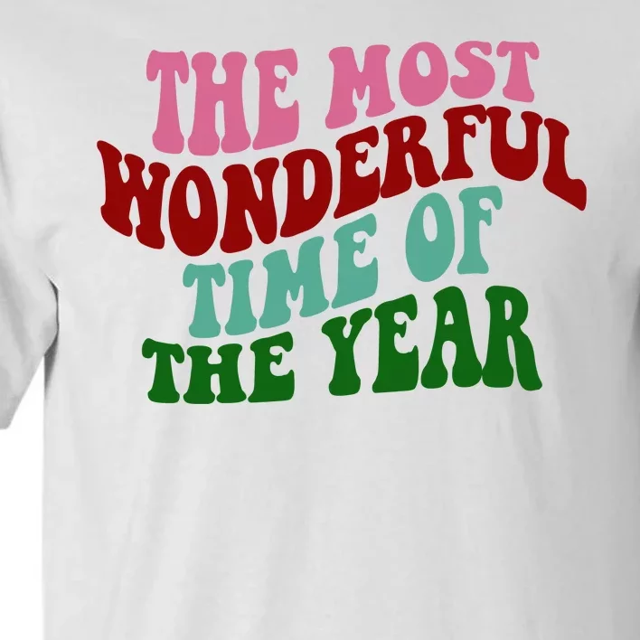 The Most Wonderful Time Of The Year Holiday Groovy Tall T-Shirt