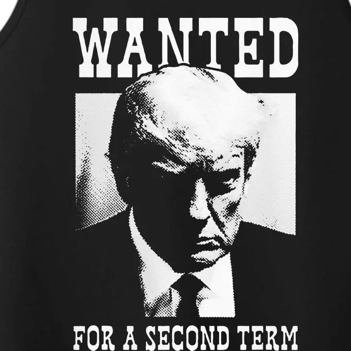 Trump Mugshot Wanted For Second Term 2024 Performance Tank