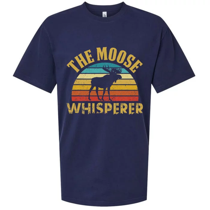 The Moose Whisperer Funny Moose Lover Camper Sueded Cloud Jersey T-Shirt