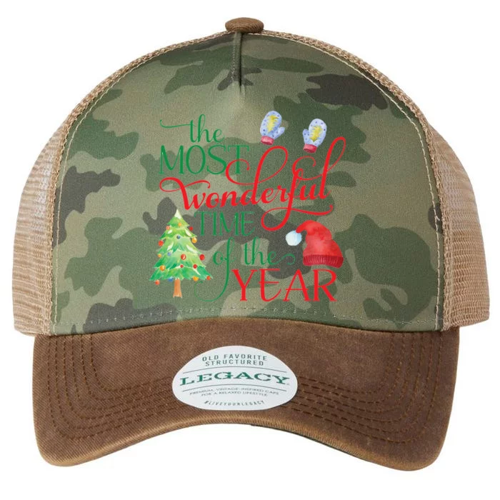 The Most Wonderful Time Of The Year Christmas Legacy Tie Dye Trucker Hat