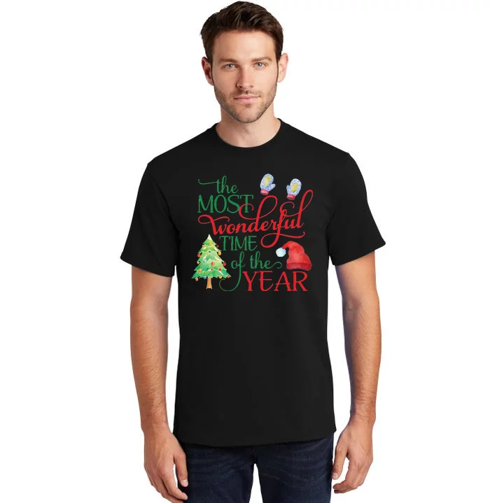 The Most Wonderful Time Of The Year Christmas Tall T-Shirt