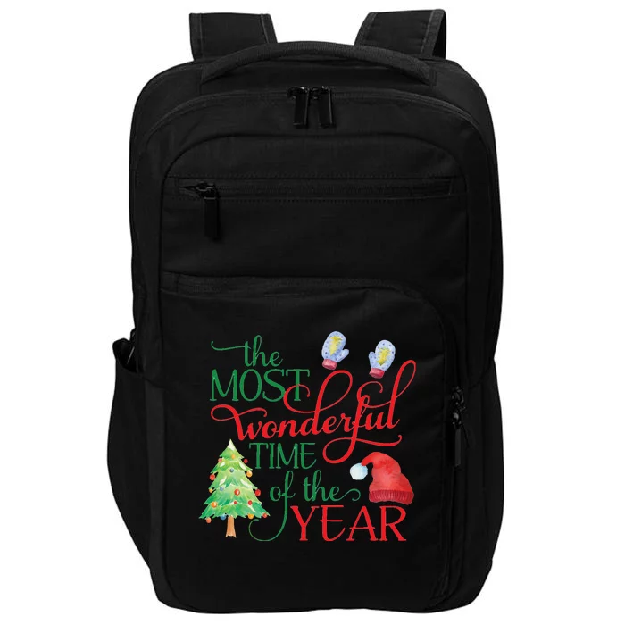 The Most Wonderful Time Of The Year Christmas Impact Tech Backpack