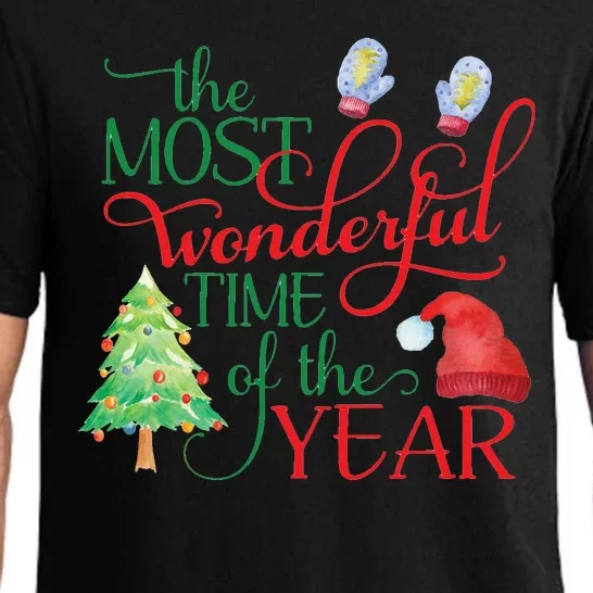 The Most Wonderful Time Of The Year Christmas Pajama Set