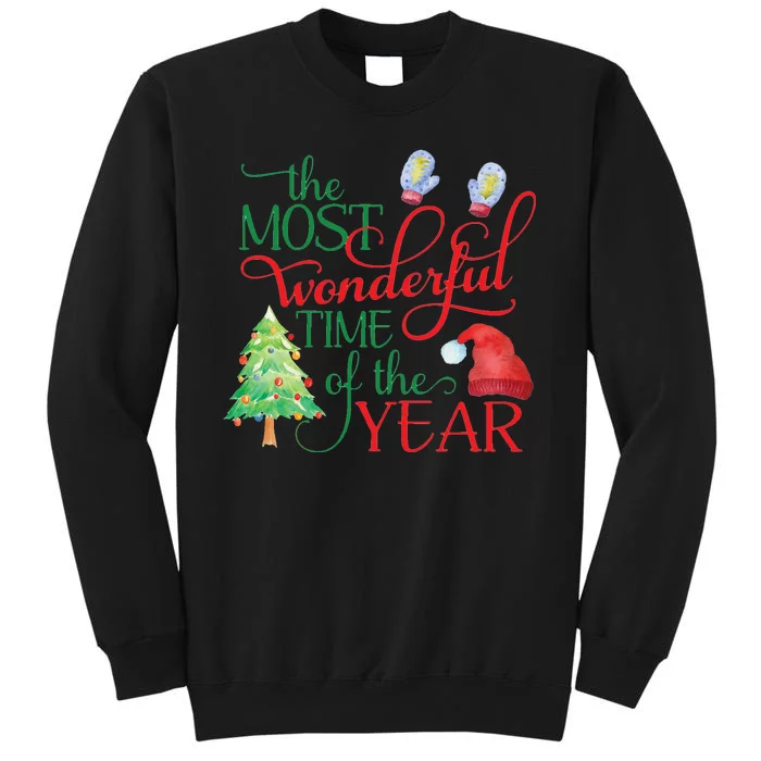 The Most Wonderful Time Of The Year Christmas Tall Sweatshirt