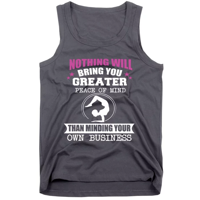 Than Minding Your Own Business Teess Tank Top