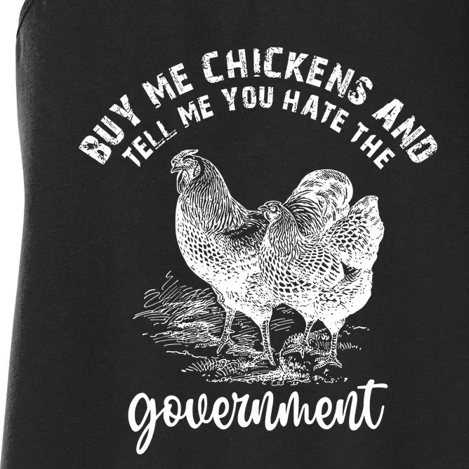 Tell Me You Dont Trust The Government Women's Racerback Tank