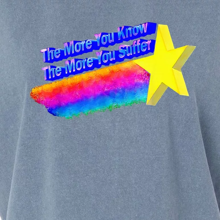 The More You Know The More You Suffer Garment-Dyed Women's Muscle Tee