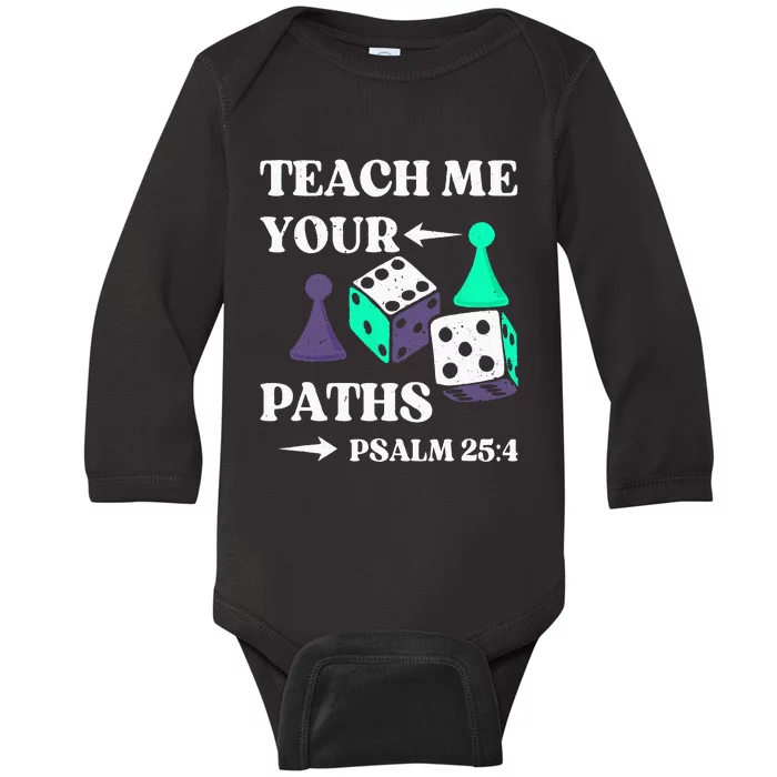 Teach me your paths VBS Vacation Baby Long Sleeve Bodysuit