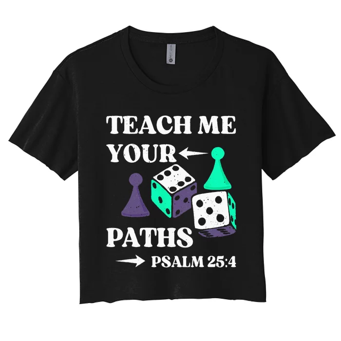 Teach me your paths VBS Vacation Women's Crop Top Tee