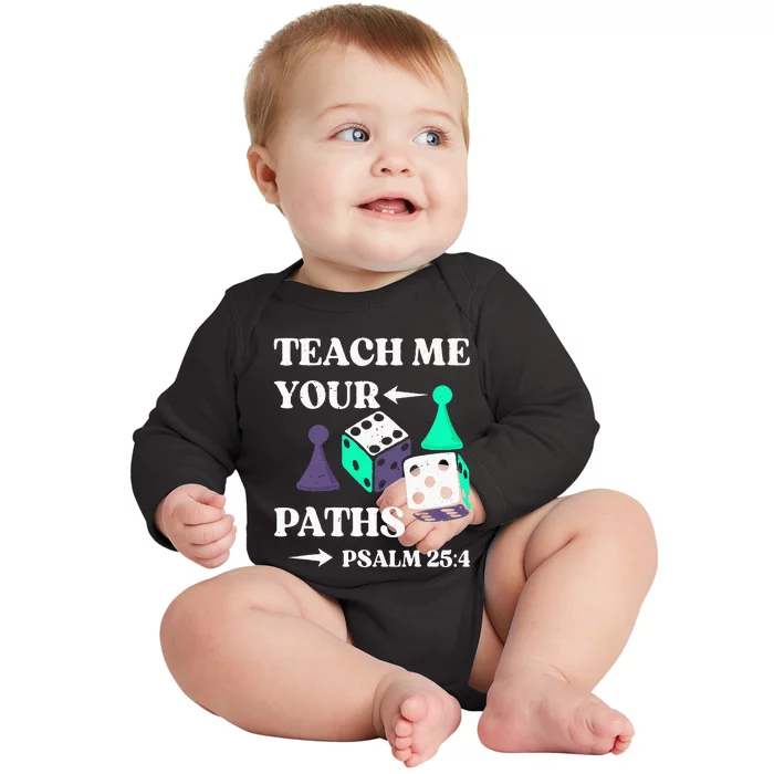 Teach Me Your Paths VBS Vacation Baby Long Sleeve Bodysuit