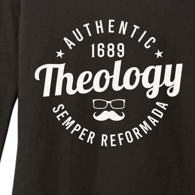 Theology Nerd 1689 Reformed Christian Seminary Funny Womens CVC Long Sleeve Shirt